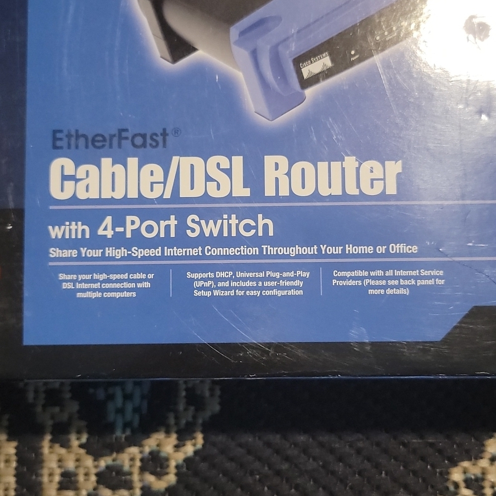 Linksys Cable/DSL Router BEFSR41 - Picture 3 of 3